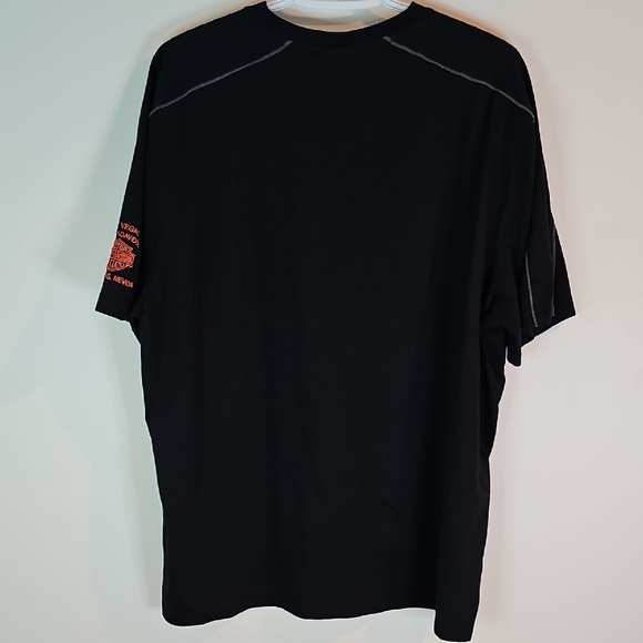 Harley-Davidson Black Tee with Red Logo - Picture 3 of 6